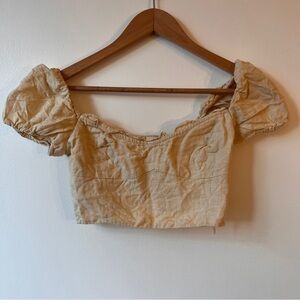 Wilfred Wander Cream Organic Linen Blouse